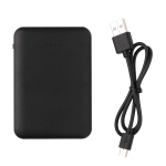 A4 portfolio with wireless charger and multi-device holders black colour