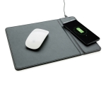 Branded mouse pad with wireless charger black colour
