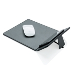 Branded mouse pad with wireless charger black colour