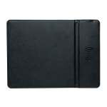 Branded mouse pad with wireless charger black colour