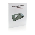 Branded mouse pad with wireless charger black colour