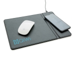 Branded mouse pad with wireless charger black colour
