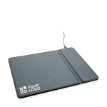 Branded mouse pad with wireless charger black colour