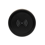 Wireless speaker with phone charger, Android and iPhone compatible wood colour