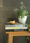 Wireless speaker with phone charger, Android and iPhone compatible wood colour