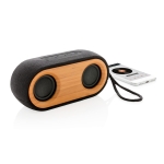 10 W speaker with sustainable material housing wood colour