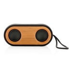 10 W speaker with sustainable material housing wood colour