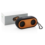 10 W speaker with sustainable material housing wood colour
