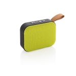 Custom fabric speaker with 3-hour playtime and BT 5.0 lime colour