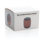 Pocket-size wireless speaker made of aluminium