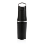Personalised eco bottle made from sugarcane, 500 ml black colour