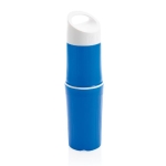 Personalised eco bottle made from sugarcane, 500 ml blue colour