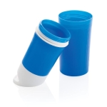 Personalised eco bottle made from sugarcane, 500 ml blue colour