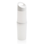 Personalised eco bottle made from sugarcane, 500 ml white colour