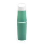 Personalised eco bottle made from sugarcane, 500 ml green colour