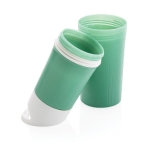 Personalised eco bottle made from sugarcane, 500 ml green colour