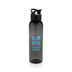Promotional BPA-free plastic bottle, 650 ml black colour