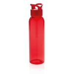 Promotional BPA-free plastic bottle, 650 ml red colour