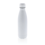 Branded stainless steel thermal bottle, 500 ml white colour