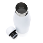 Branded stainless steel thermal bottle, 500 ml white colour
