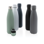 Branded stainless steel thermal bottle, 500 ml mint green colour
