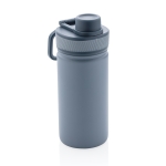Sporty thermal bottle with matte finish, 550 ml blue colour
