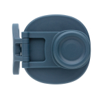 Sporty thermal bottle with matte finish, 550 ml blue colour seventh view