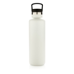 Bottle with infuser lid and wide opening for ice, 600 ml white colour