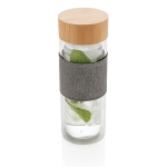 Branded small glass bottles, 360 ml transparent colour
