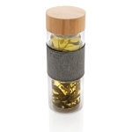 Branded small glass bottles, 360 ml transparent colour