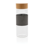 Branded small glass bottles, 360 ml transparent colour