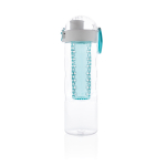 Tritan water bottle with fruit infuser, 700 ml turquoise colour fourth view