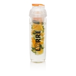 Fruit or ice compartment bottles, 500 ml orange colour