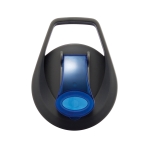 Large bottle with spout and fruit infuser, 800 ml blue colour
