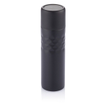 Modern design personalised steel thermos, 500 ml black colour