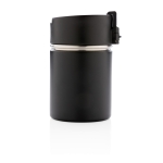 Printed thermal mug with ceramic interior, 220 ml black colour