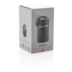 Printed thermal mug with ceramic interior, 220 ml black colour