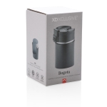 Printed thermal mug with ceramic interior, 220 ml black colour