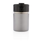Printed thermal mug with ceramic interior, 220 ml grey colour