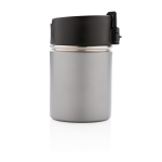 Printed thermal mug with ceramic interior, 220 ml grey colour