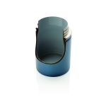 Printed thermal mug with ceramic interior, 220 ml dark blue colour