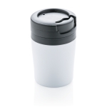 Very compact personalised thermal mug, 160 ml white colour