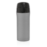 Thermal mugs with easy-open anti-drip system, 300 ml dark grey colour