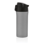 Thermal mugs with easy-open anti-drip system, 300 ml dark grey colour
