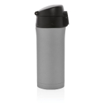Thermal mugs with easy-open anti-drip system, 300 ml dark grey colour