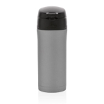 Thermal mugs with easy-open anti-drip system, 300 ml dark grey colour