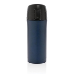 Thermal mugs with easy-open anti-drip system, 300 ml dark blue colour