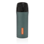 Thermal mugs with easy-open anti-drip system, 300 ml dark green colour