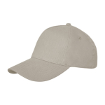 Cotton cap with buckle, 260 g/m² ivory colour