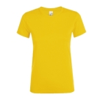 Women's t-shirt made of 100% cotton, 150 g/m2, SOL'S Regent dark yellow colour